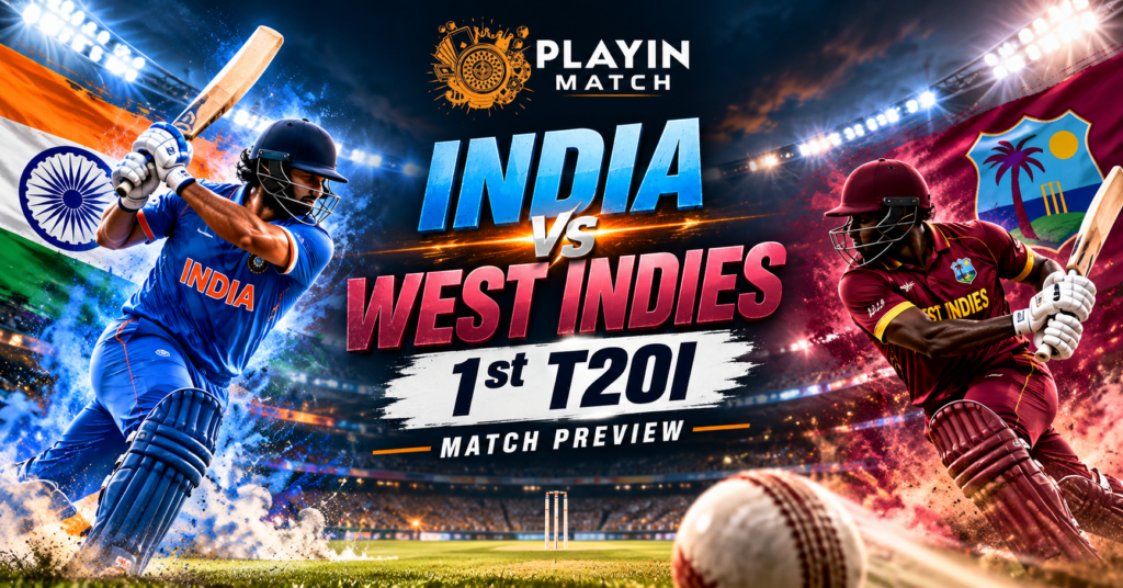India vs West Indies 1st T20I match